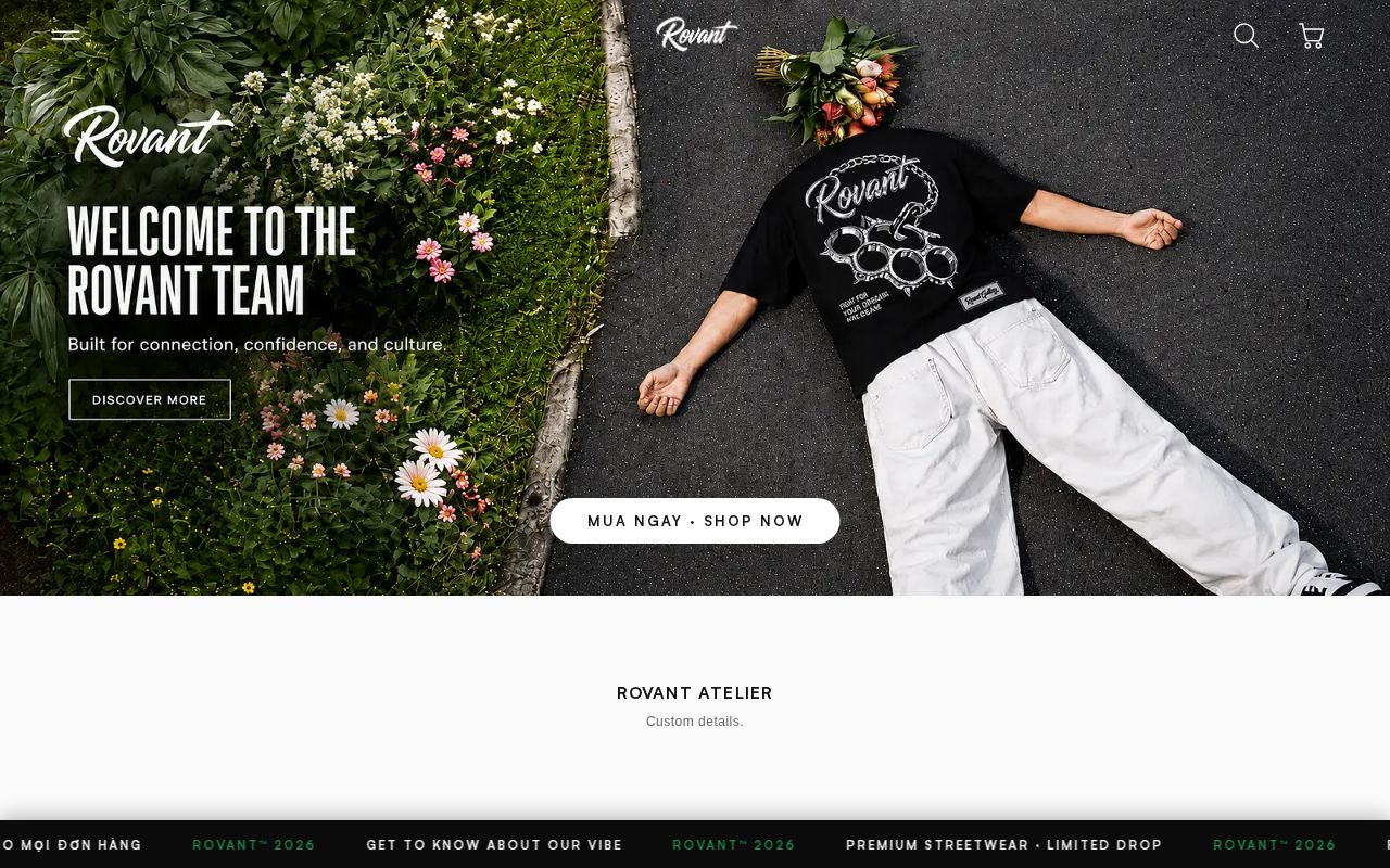 Website bán hàng ROVANT
